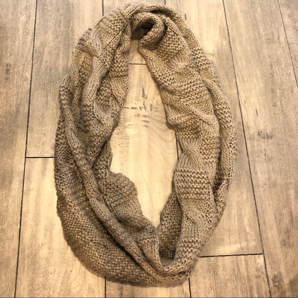 Brown Infinity Scarf